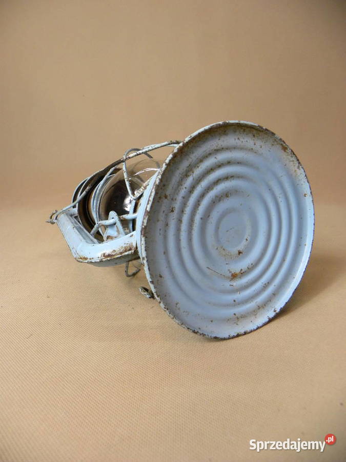 Polska duża lampa naftowa Jupiter 2 niebieska Legnica