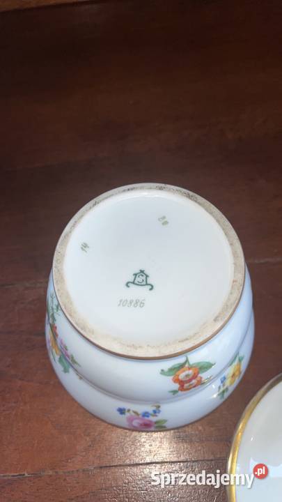 Puzdro Cukiernica Pojemnik Puzderko Syg Gebruder Porcelana i szkło Gdańsk