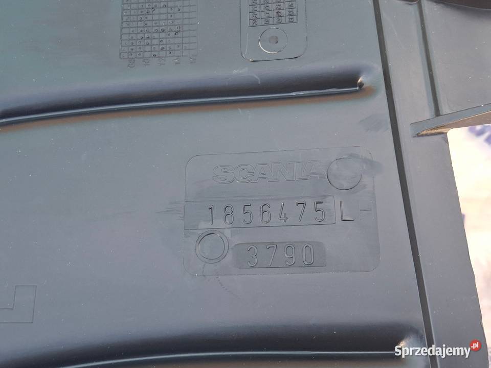 SCANIA R POLIK LEWY WEWNĘTRZNA CZĘŚĆ NAROŻNIK ciężarowe Bieleń