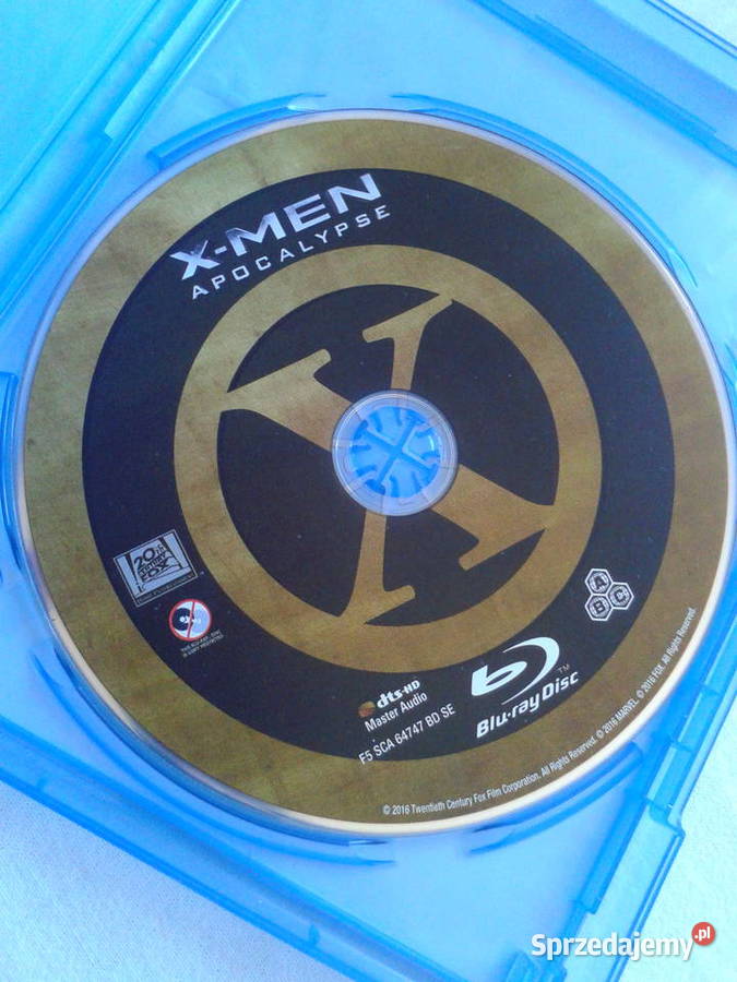 XMen Apocalypse 2016 Bluray Disc 1 płyta Filmy Puławy sprzedam