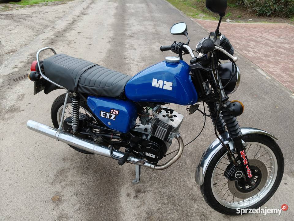 Motocykl MZ ETZ 125 1986r 12v z dokumentami do MZ Kalisz