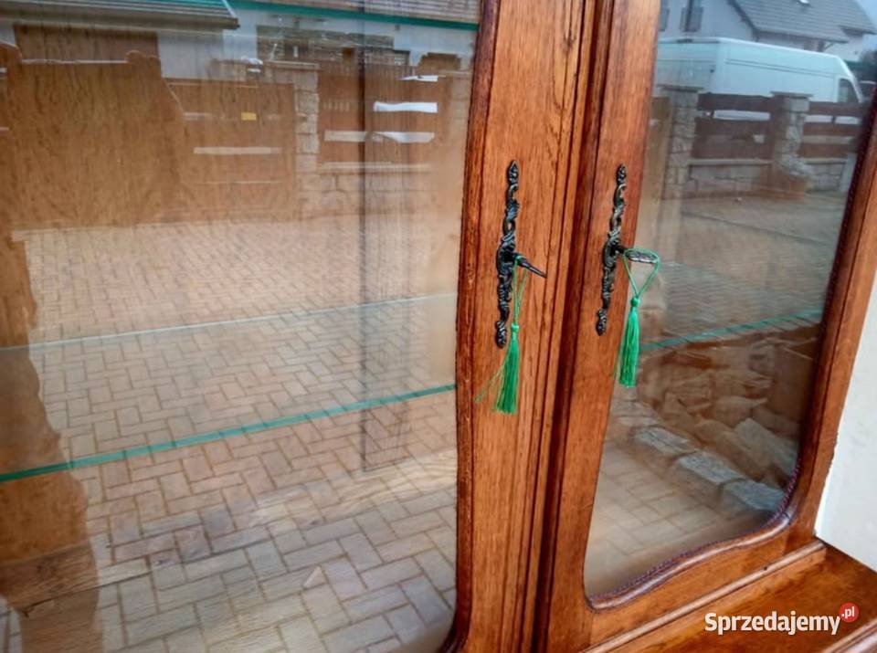 Witryna Biblioteczka Komoda Ludwikowska Stylowa Kamienna Góra