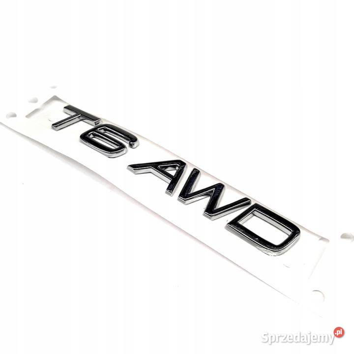 VOLVO XC90 emblemat T6 AWD na tylna klape OE Bielany Wrocławskie