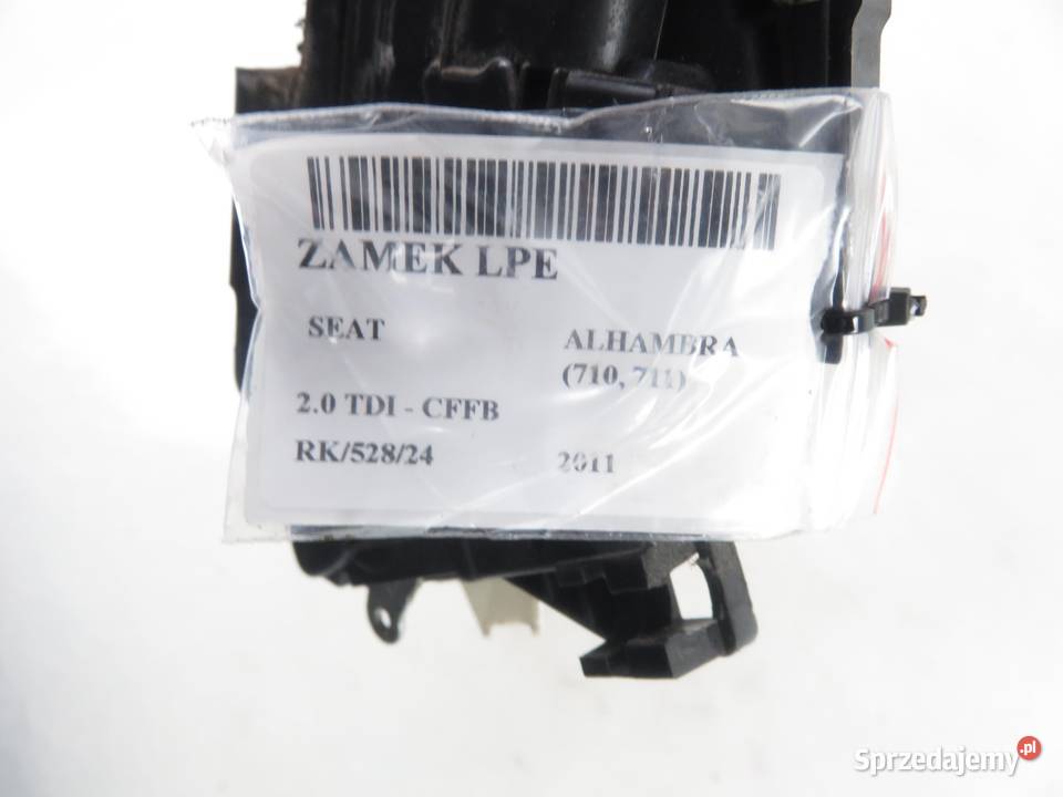 ZAMEK LEWY PRZEDNI SEAT ALHAMBRA 5K1837015B osobowe