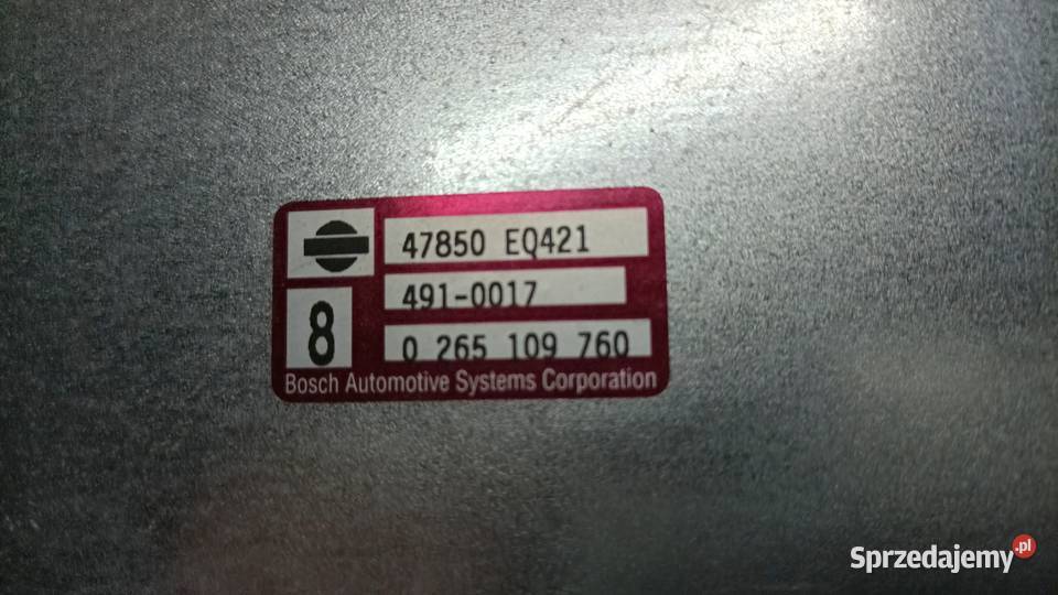 nissan xtrail t30 22dci sterownik abs 47850 Goleniów