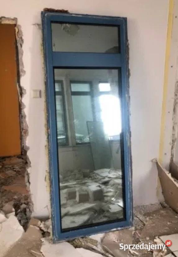 Okno aluminiowe ciepłe 80 x 220 Drzwi i okna Warszawa sprzedam