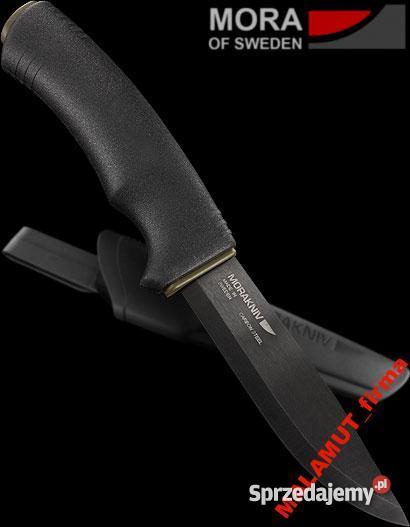 Nóż MORA Bushcraft BLACK carbon oxydowane na cza Zgierz