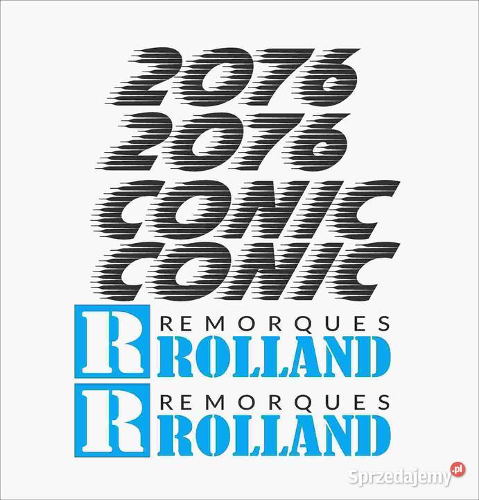 Naklejki Conic Rolland rorzutnik Każdy model Rolnictwo wielkopolskie sprzedam