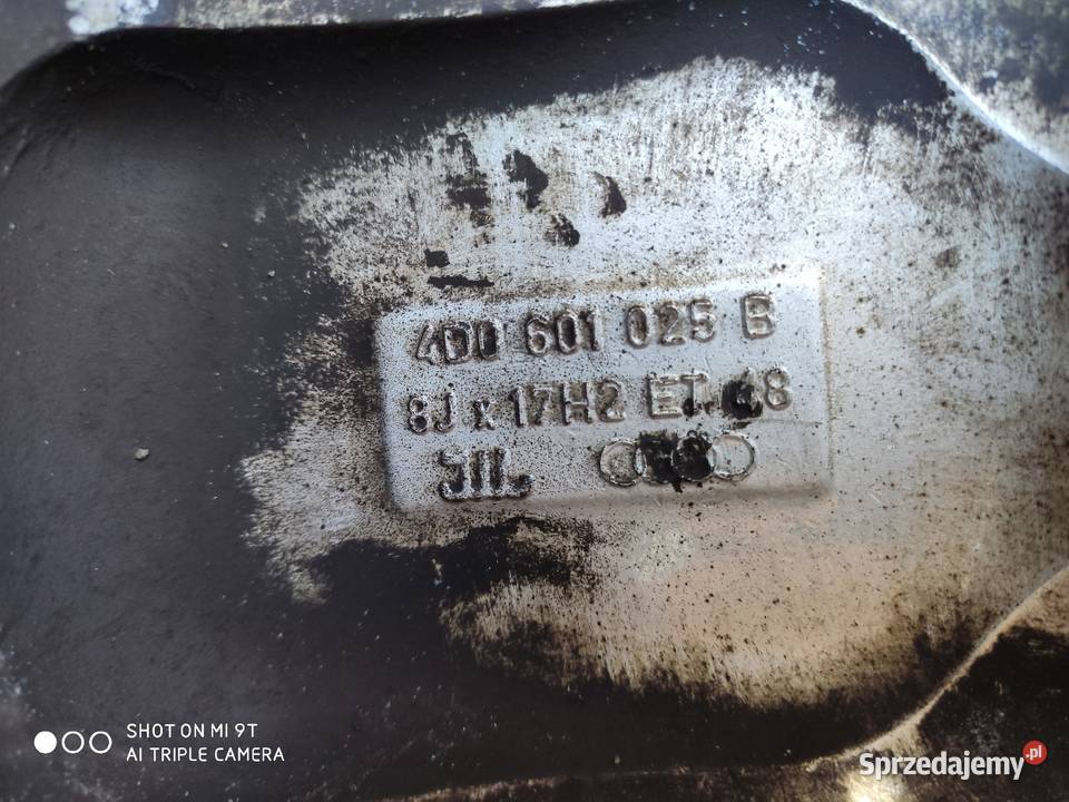 Koła audi 17 5x112 zimowe Samochodowe Koniecpol
