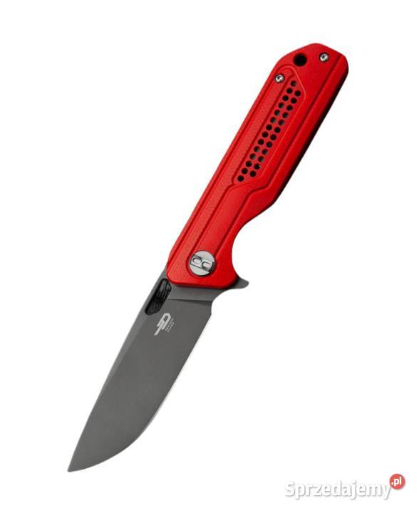 Nóż składany Bestech Circuit Red G10 Grey Warszawa