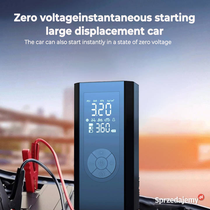 Auto start auta car jump kompresor zamiast kabli Prostowniki i kable rozruchowe Warszawa