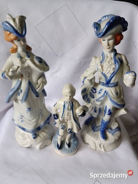 Zestaw 3 figurekstyl vintage świętokrzyskie sprzedam