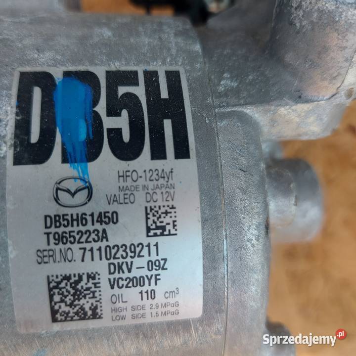 MAZDA 2 DJ 15 SKYACTIV KOMPRESOR SPRĘŻARKA