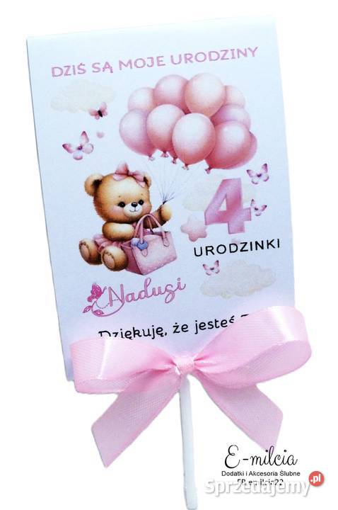 Lizaki jako podziękowanie gości z okazji urodzin