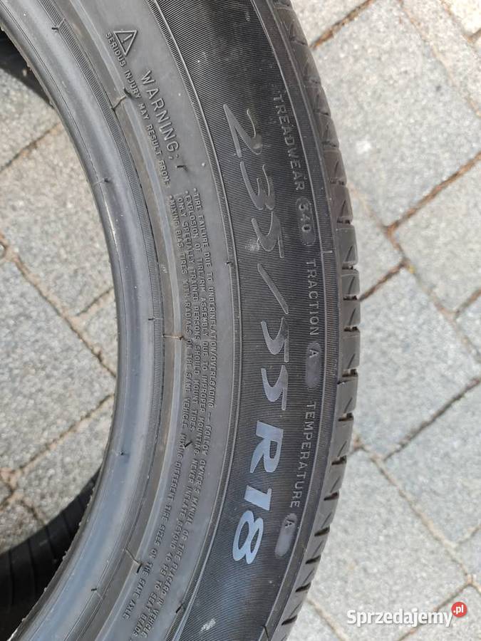 1 Opona Michelin Primacy 3 ST 100V 24555 R18 Śrem sprzedam