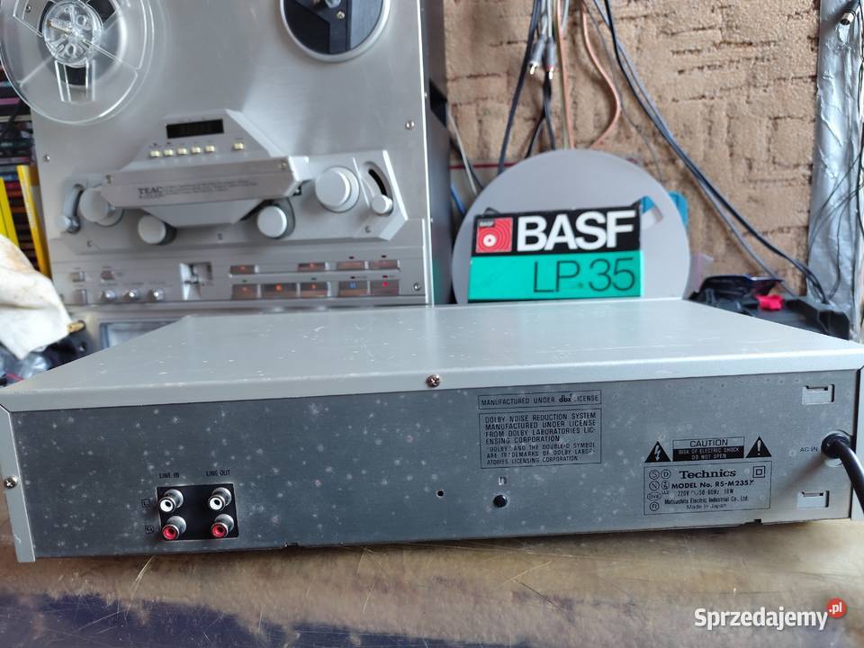 deck kasetowy Technics RSM235X dbx zachodniopomorskie Grabowo