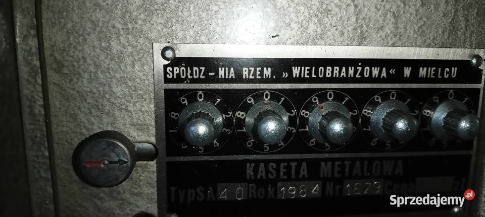 Kaseta metalowy sejf Poznań