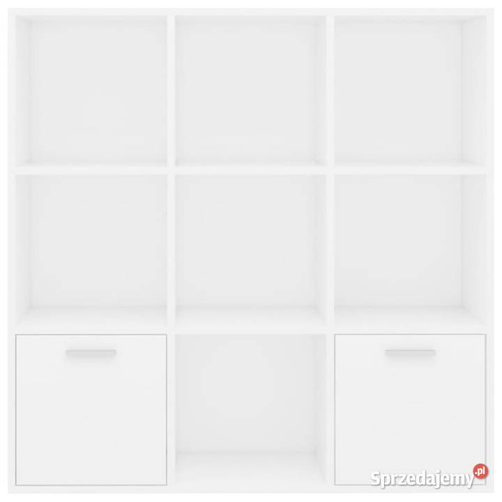 vidaXL Regał na książki biały materiał Warszawa