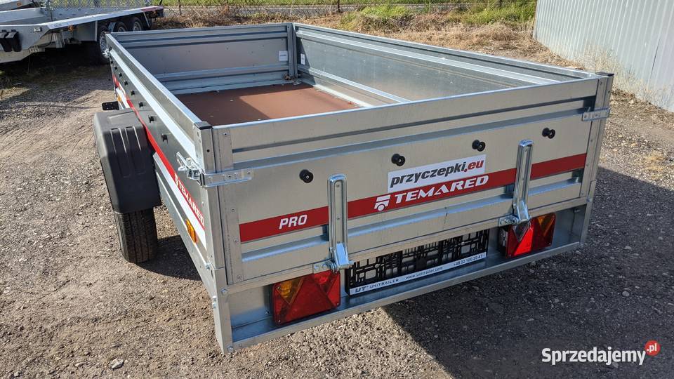 Przyczepa TEMARED PRO 2612 263x125 WYPRZEDAŻ Burtowe i plandeki lubelskie Lublin