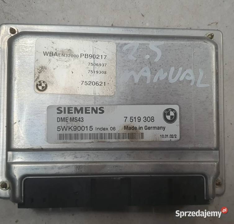 STEROWNIK BMW E39 E46 7519308 5WK90015 DMEMS43 sprzedam