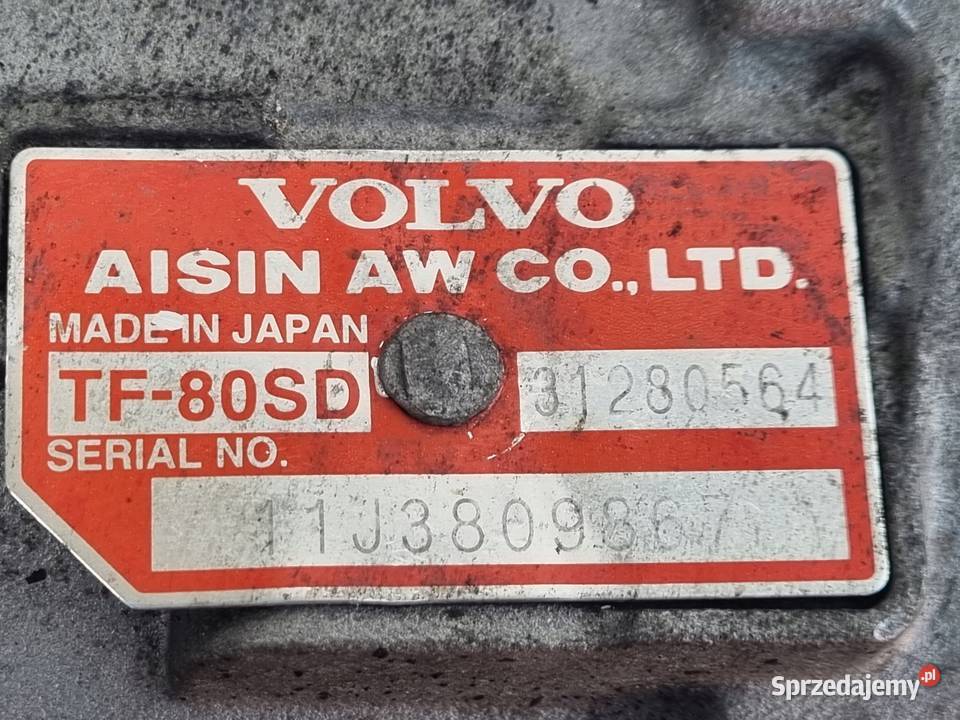 AUTOMATYCZNA SKRZYNIA BIEGÓW Volvo V70 III 20 D osobowe Rudka