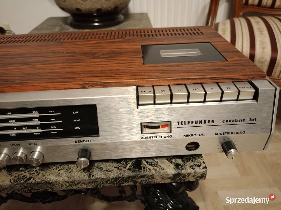 Zabytkowy Amplituner TELEFUNKEN CAVATINE 101 wielkopolskie Drawski Młyn sprzedam