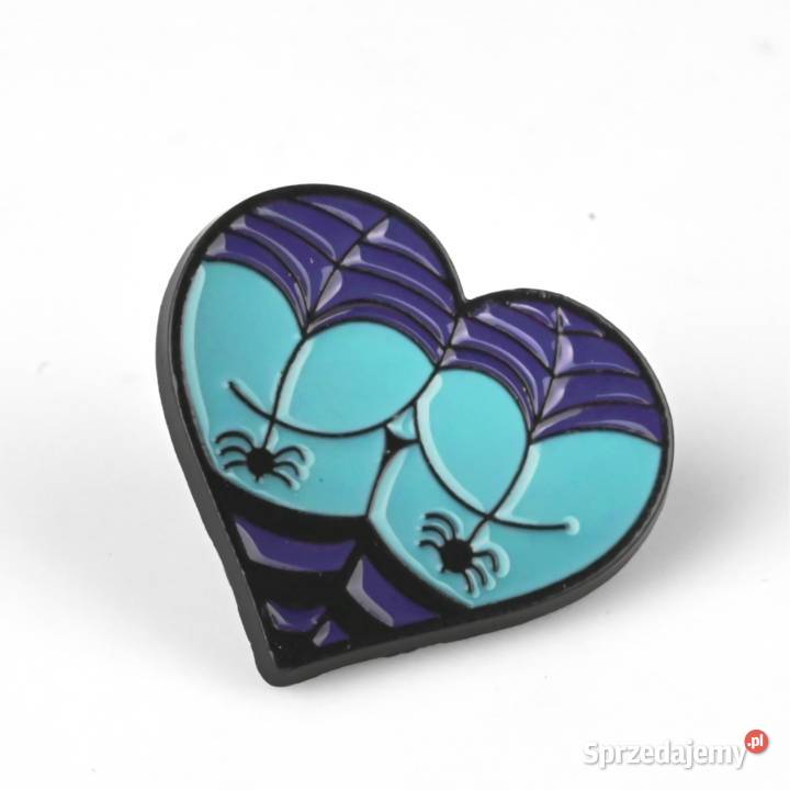Pinup Heart 3 Metal Przypinka Vampire Szczecin