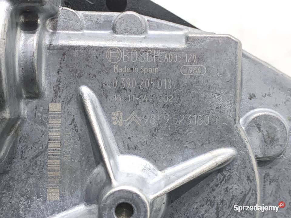 SILNIK WYCIERACZEK TYŁ PEUGEOT 308 II 9819523180 podkarpackie