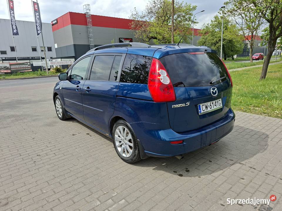 Mazda 5 Możliwa zamiana 7osobowe elektryczne lusterka kujawsko-pomorskie Bydgoszcz
