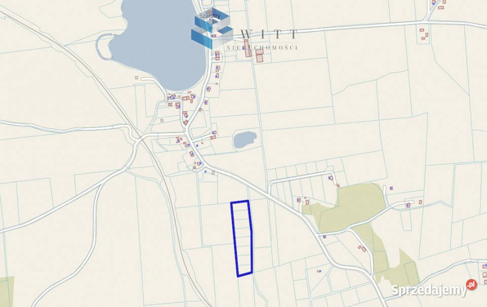 sprzedaży gruntu 1808m2 Szałstry warmińsko-mazurskie