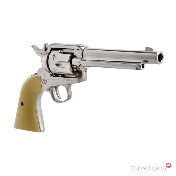 Rewolwer wiatrówka Colt SAA 45 nikiel 45 mm BB Warszawa
