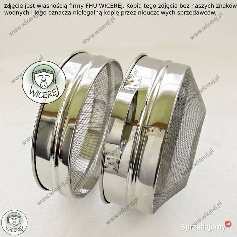 Sito do Miodu śr 23 Podwójne Wypukłe nierdzewne Jaśliska