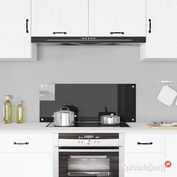 vidaXL Panel ochronny do kuchni czarny 100x40 Warszawa