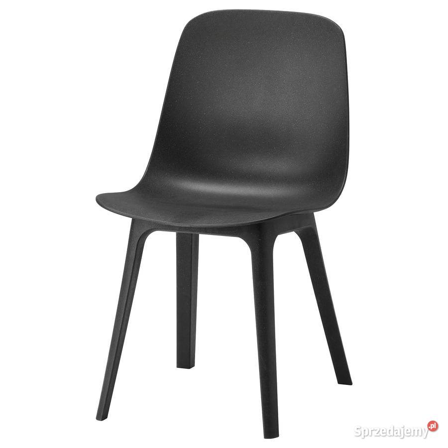 Krzesło czarne Odger IKEA