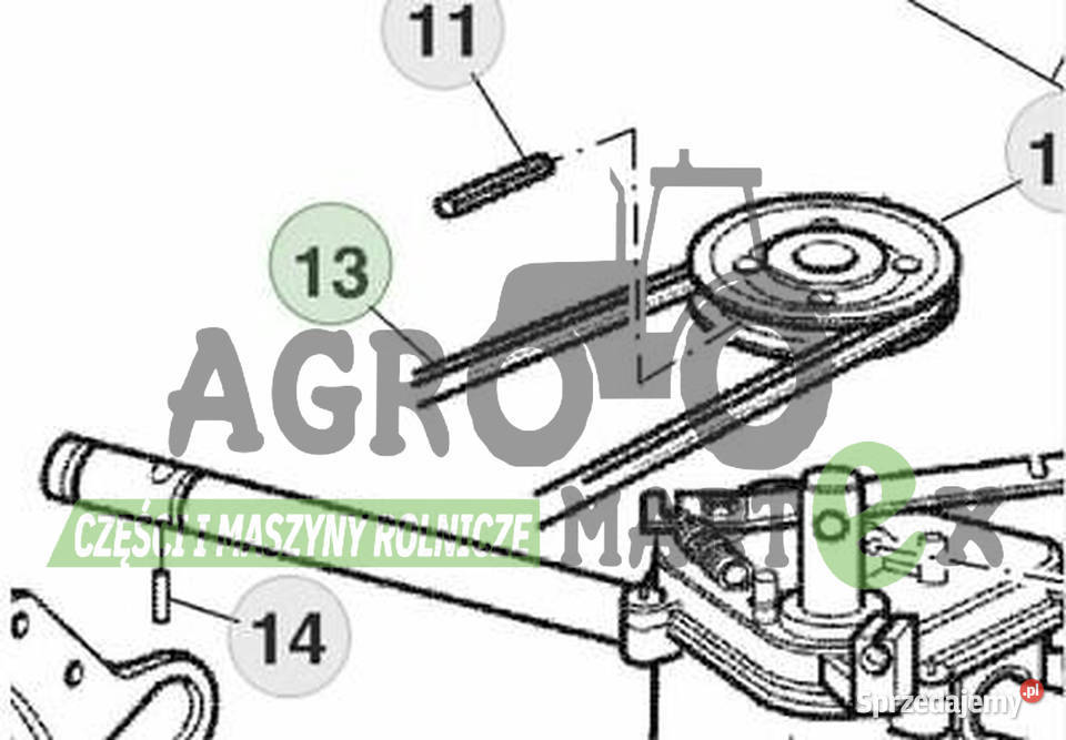 SB350637100 SB350637100 PASEK NAPĘDOWY JD dolnośląskie Wichrów