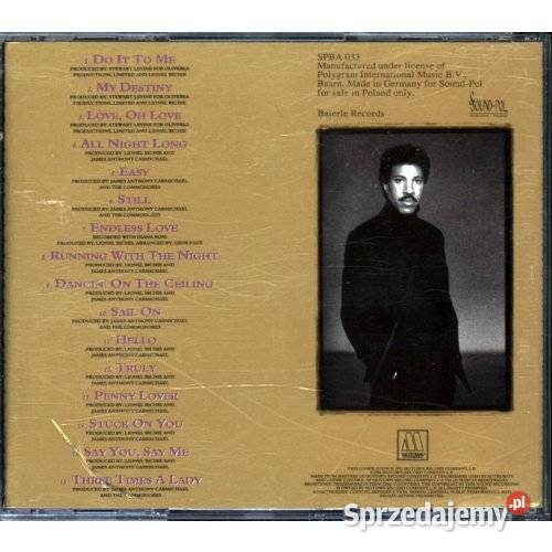 Lionel Richie Back To Front Greatest Hits śląskie