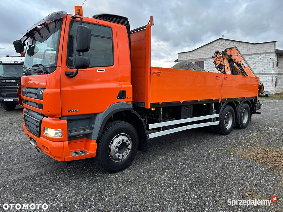 DAF FAS CF85410 HDS Hiab 166ES4 Hiduo Pilot Łomża