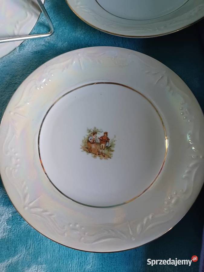 Miłość Wiedeńska Karolina porcelana iryzowana 6 Łódź sprzedam