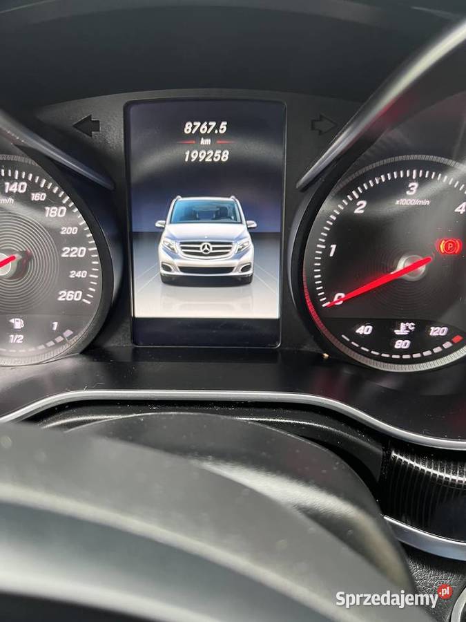 Mercedes v 200 diesel 7 osobowy do opłat manualna warmińsko-mazurskie Głotowo
