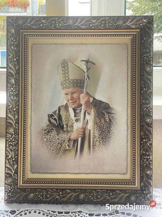 Obraz portret Papież Jan Paweł II Katowice