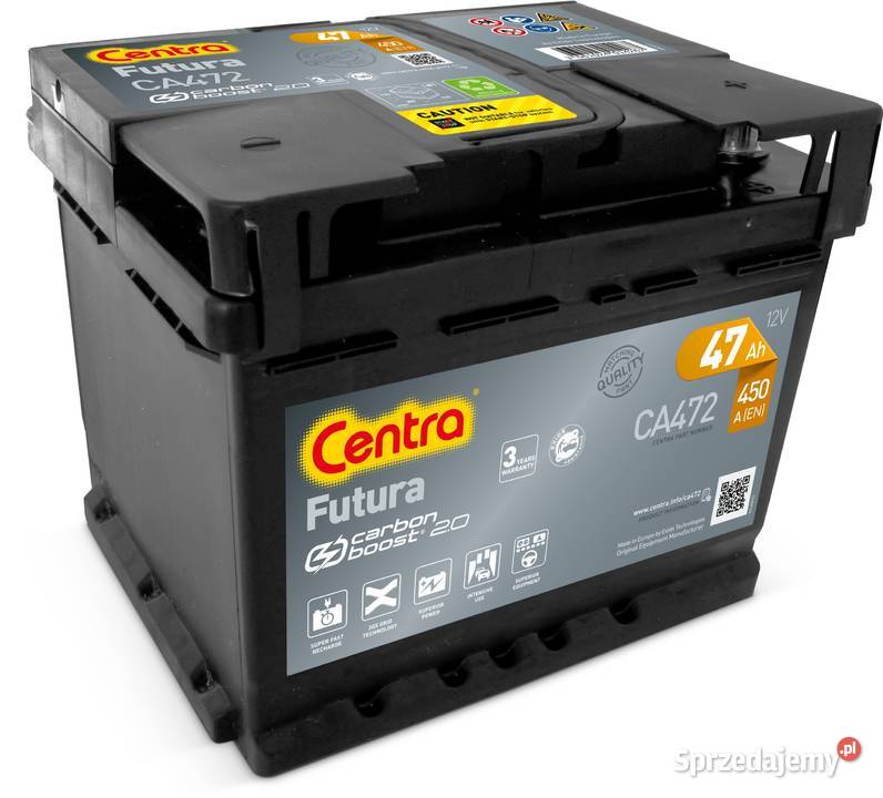AKUMULATOR CENTRA FUTURA CA472 12V 47AH 450A Konin