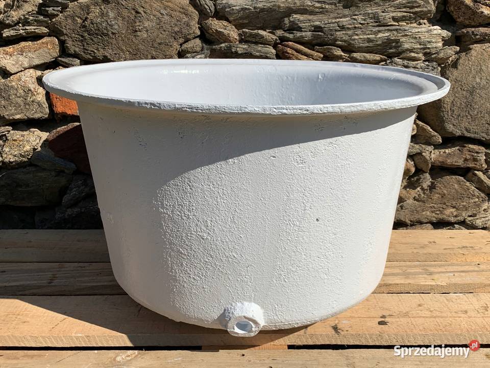 STARA ŻELIWNA BALIA ZLEW PRALKA WANNA 67 śr Bielawa