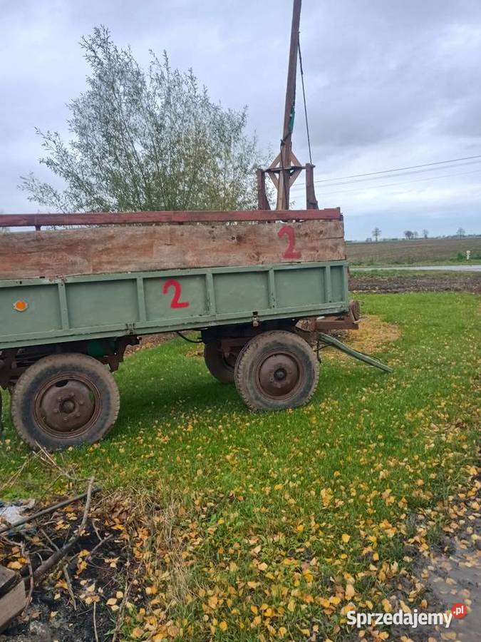 Sprzedam przyczepę sztywną hamulce i światła Przyczepy rolnicze Inowrocław