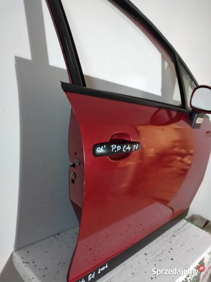 C4 DRZWI PRAWY PRZÓD CITROEN C4 5D ORYGINALNE Rok produkcji 2006 dolnośląskie Mietków sprzedam