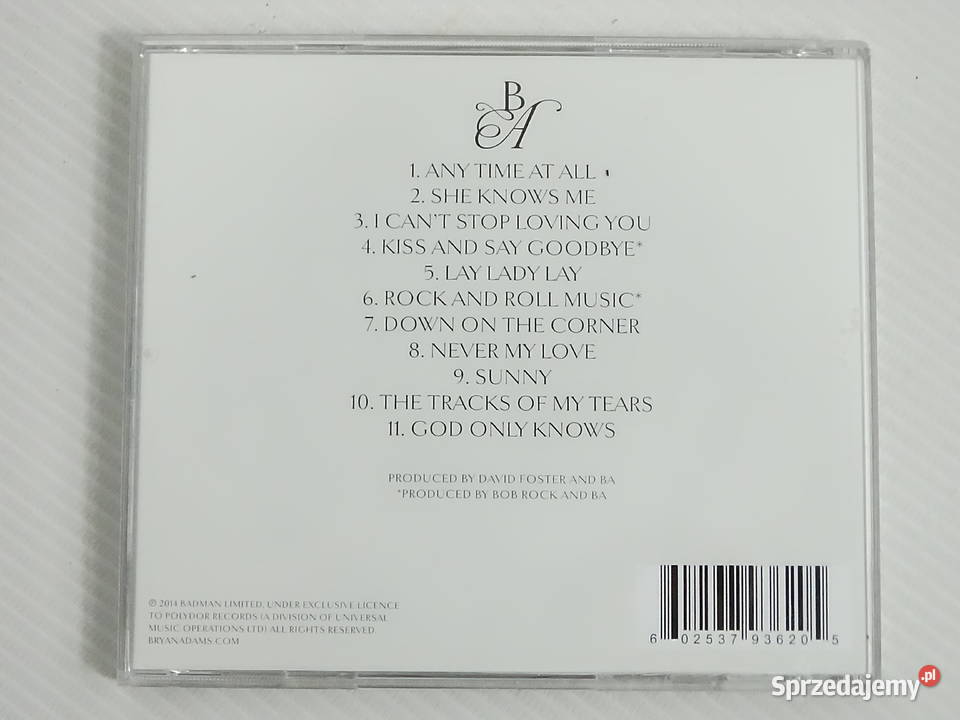 Bryan Adams Tracks Of My Years Płyta CD Stan CD Płyty i kasety