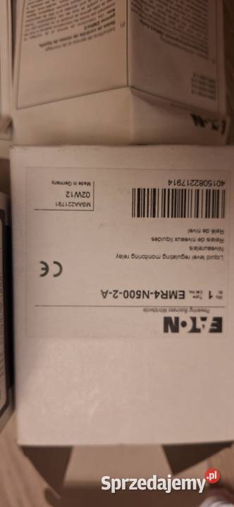 Sprzedam przekaźnik poziomu cieczy EMR4N5002A Łańcut