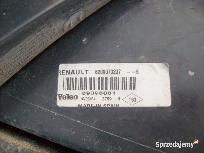 Megane II Lampa prawa tylna prawy tyl Valeo Rok produkcji 2004 Mińsk Mazowiecki