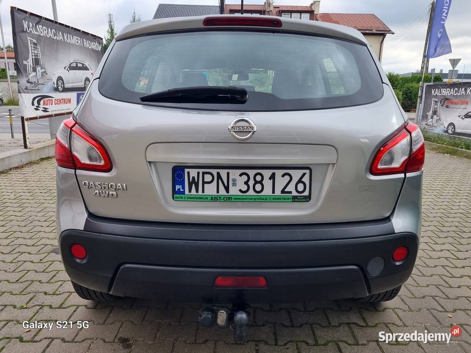 Nissan Qashqai I 20 141 4x4 alufelgi nawigacja Rok produkcji 2011 Qashqai sprzedam