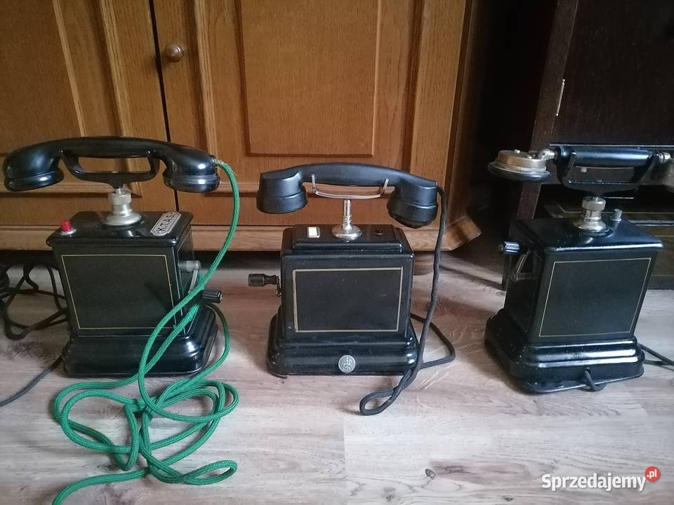 Stary telefon na korbke z lat 30 tych małopolskie Kraków