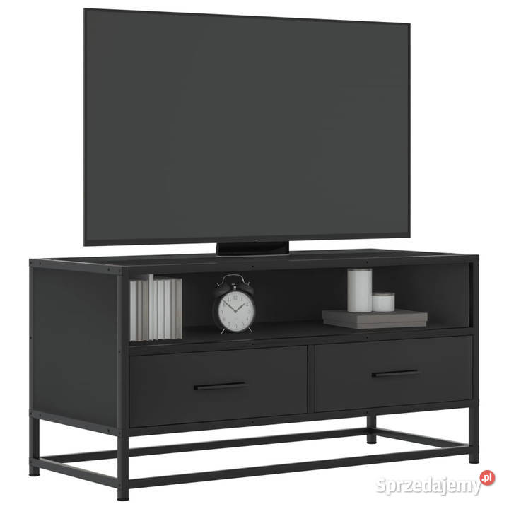 Szafka pod telewizor czarna 80x345x40 WM848809 Warszawa